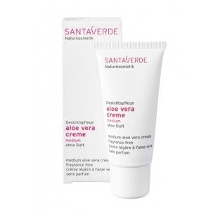 SANTA VERDE Aloe Vera Creme Medium without fragrance 30ml - Click Image to Close